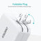 PD8002 CHOETECH 65W 2-Port PD Charger GaN Tech USB C Foldable Fast Charging Adapter
