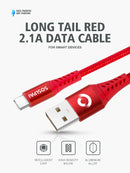 Wear-Resistant and Shake-Resistant Fast Charging Nylon Cable  (Lightning) - FoundX