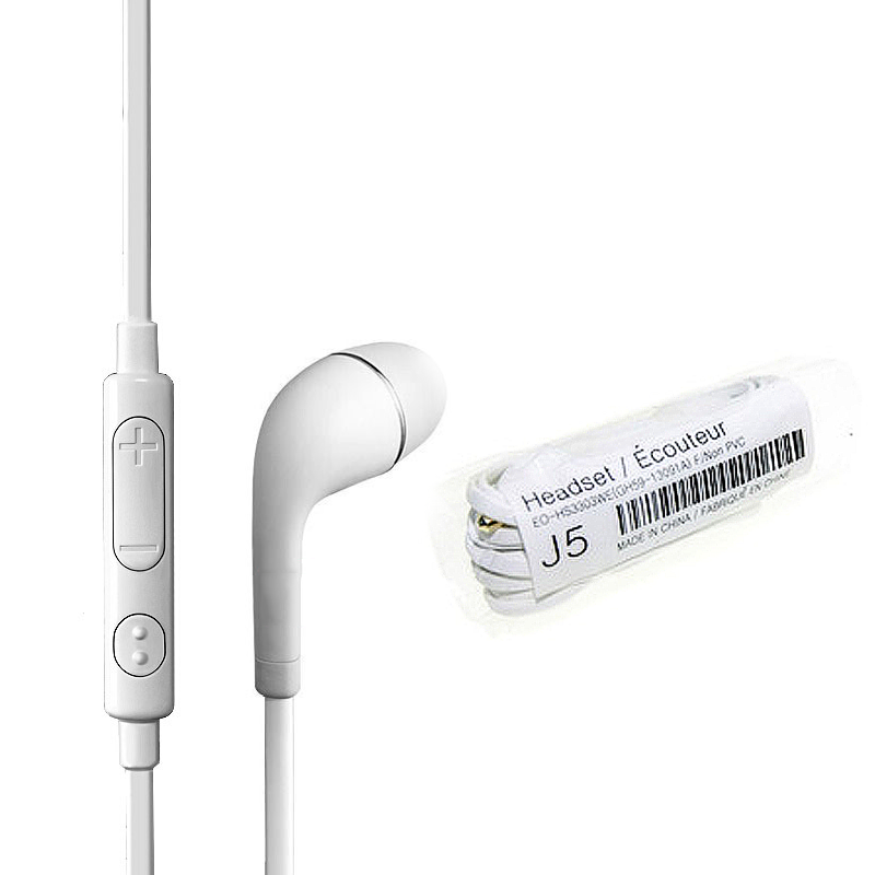 SM J5 Earphone (White) - FoundX