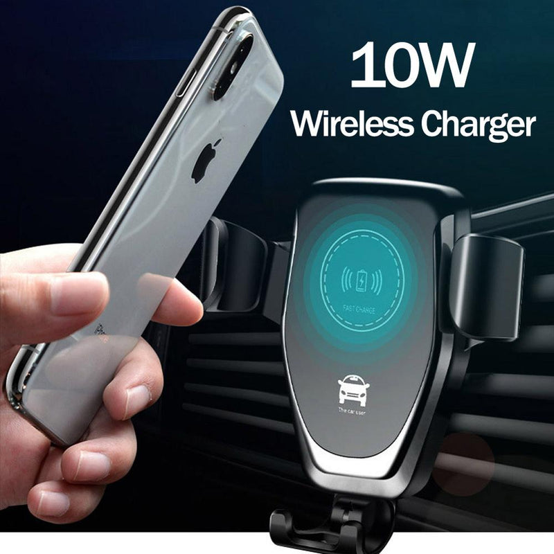 10W Qi car wireless charger for iPhone , for Samsung - FoundX
