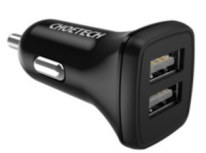 CHOETECH 2-port USB-A x 2 car charger C0019 - FoundX